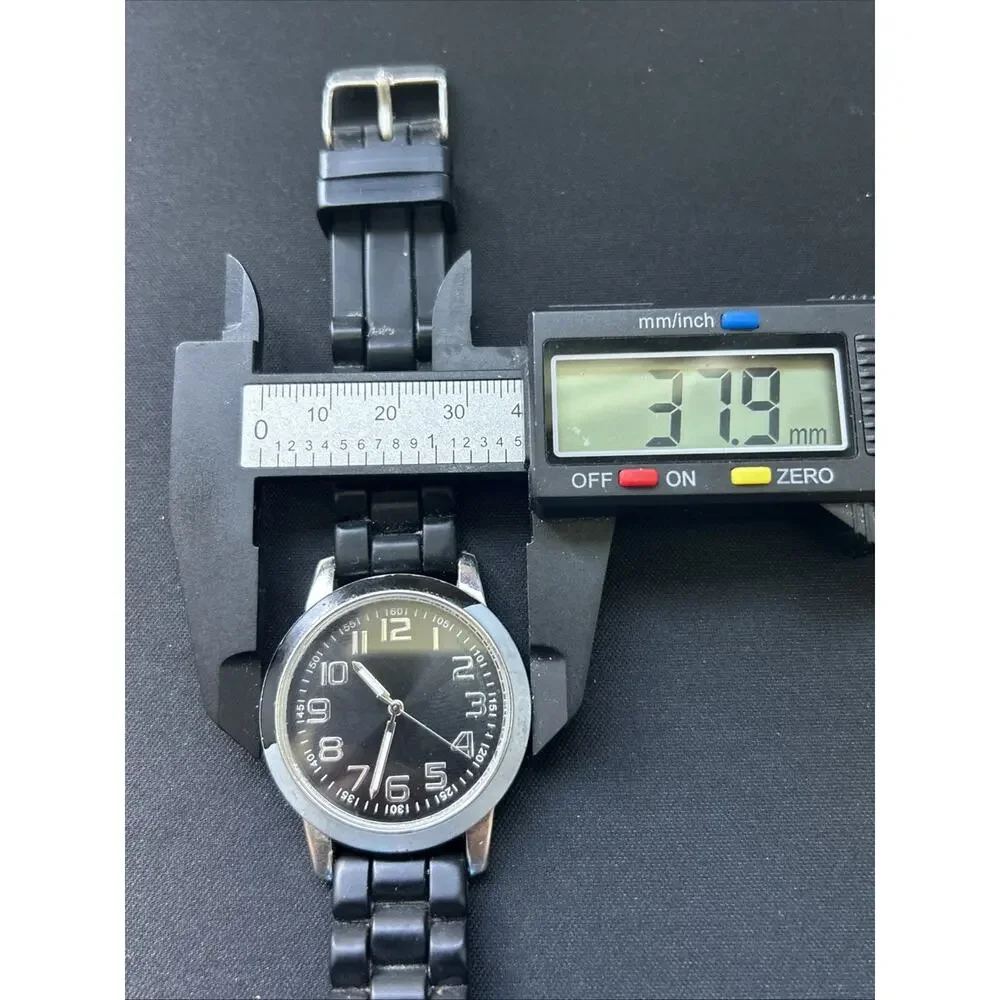 Black Dial Silver Tone Case Women’s Quartz Watch